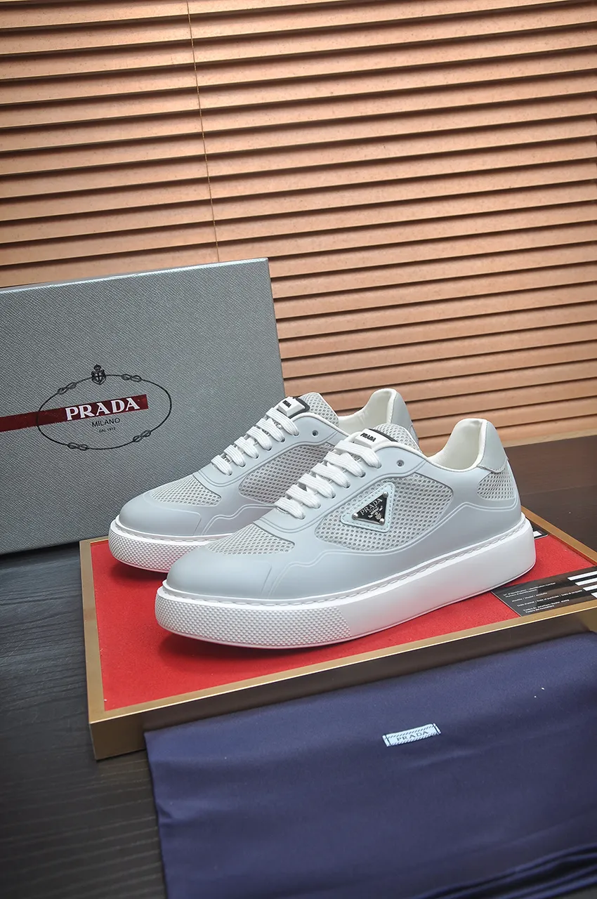 Men's shoes 💰580💶【PRADA】Top original, new season, high quality original goods, top imported calfskin with original imported glue, imported cowhide inside with original cowhide feet, original outsole! Quality guaranteed! Code 38-45 (45 customized)